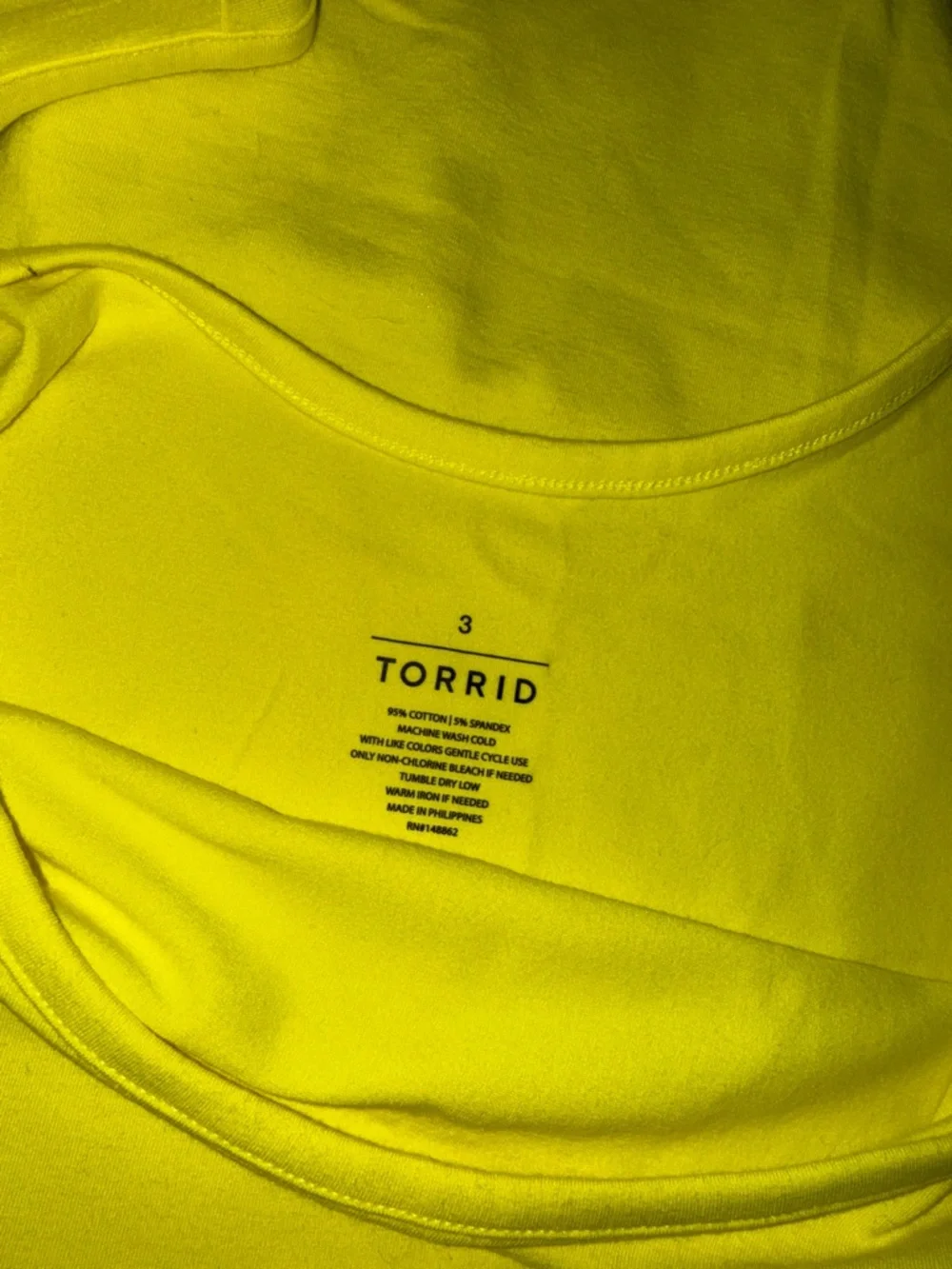 Torrid Bright Yellow Bodysuit - Picture 6 of 6